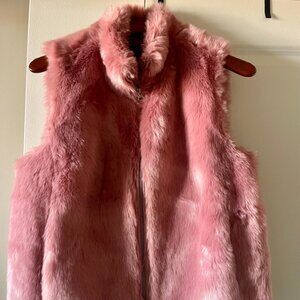 J Crew faux fur vest